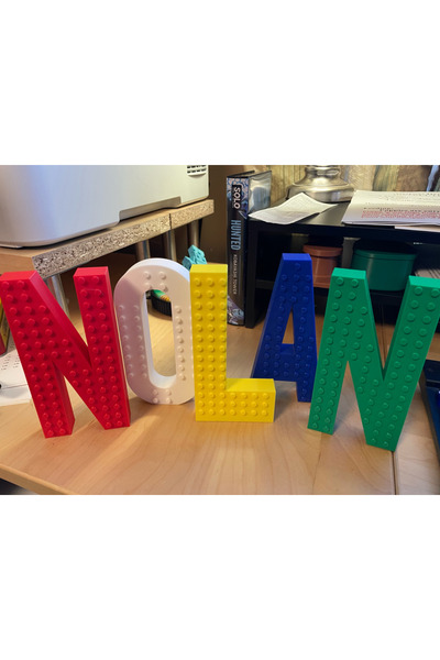 ÇınarETicaret Çocuk Odası Kapısı , Cocuk Odası Duvarı İçin Askılıklı Harf ( 1...