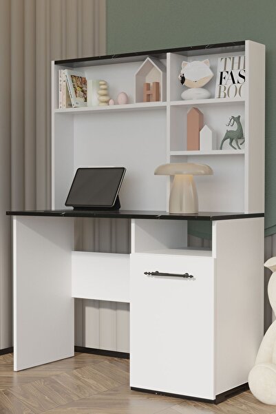 Modalife Still Çalışma Masası - Siyah&beyaz