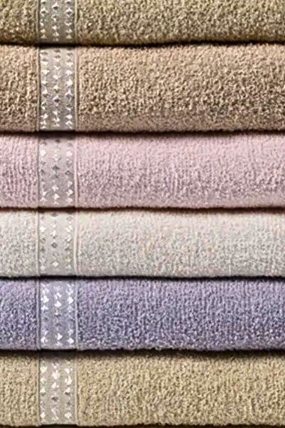 Acacia Набір з 10 рушників для рук, м'які кольори, 40x70 см