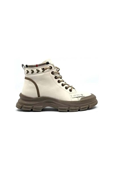 GAMELU Women's Fade Boots 26W - Beige - 36