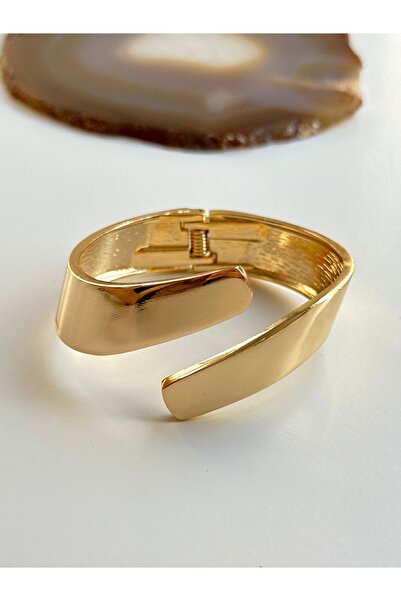 YOUES JEWELRY 316l Çelik Kalın Kelepçe Bilezik Kadın Bileklik