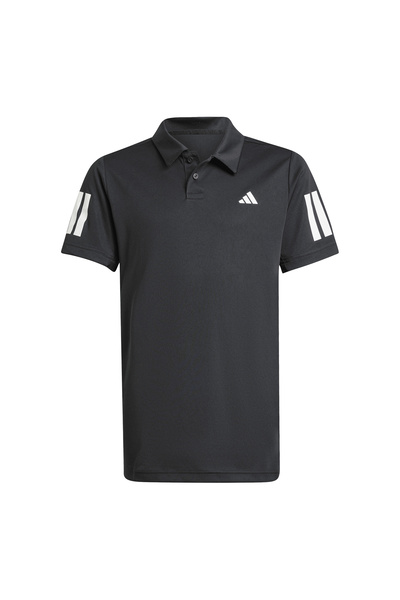 adidas Düz Siyah Erkek Çocuk T-Shirt JI9263 B CLUB 3S POLO