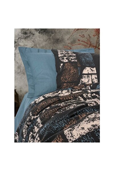 Cotton Box Dark Double Duvet Cover Set Senso Petrol