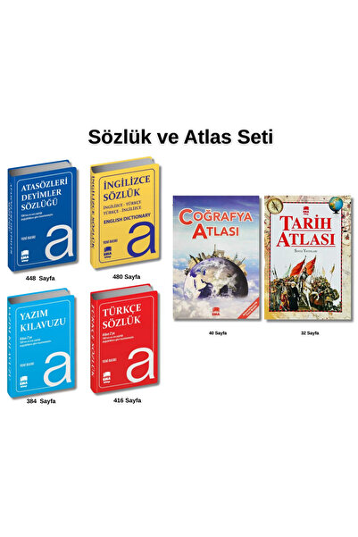 uzaktangelir Süper TDK Sözlük Seti Türkçe-ingilizce-atasözleri Ve Yazım Klavu...