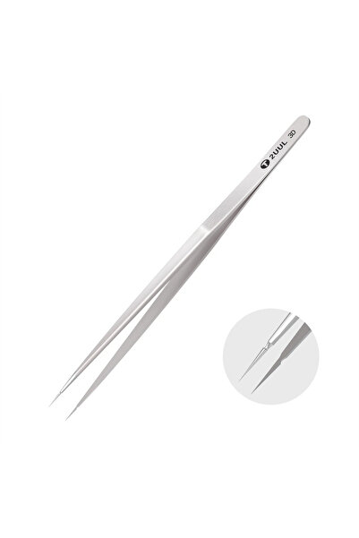 2uul 3D سبائك التيتانيوم الدقة المضادة للكهرباء الساكنة طرف مستقيم الملقط الم...