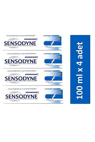 Sensodyne Diş Macunu Florürlü 100Ml x 4 Adet