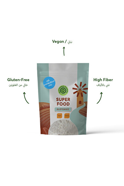 GLUTENSİZ FABRİKA Glütensiz Çiğ Karabuğday Unu 1 Kg (GREÇKA)