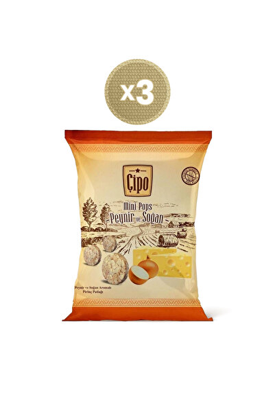 GLUTENSİZ FABRİKA Çipo Peynir Ve Soğan Aromalı Pirinç Patlağı 60 G X 3 Paket ...
