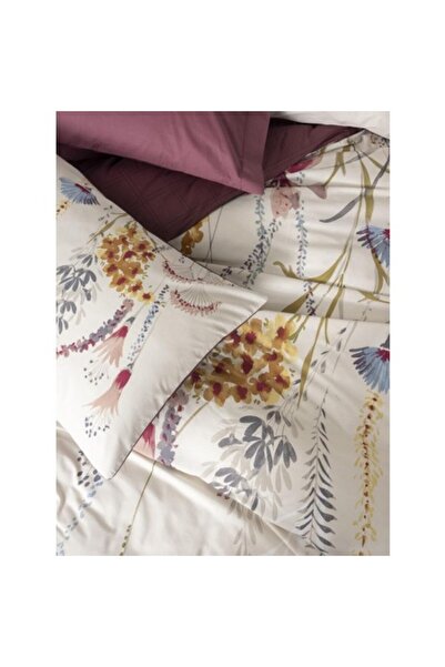 Cotton Box Sada povlaků na přikrývku Modeline Double Flos Claret Red