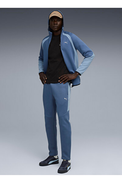 Puma 68823180 EVOSTRIPE FZ Hoodie DK Dar Lacivert Regular Fit Düz Erkek Zip C...