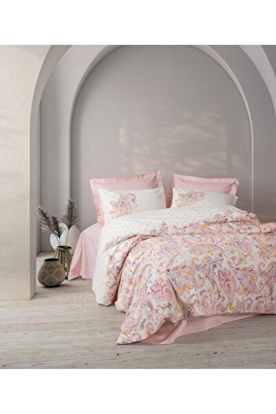 Cotton Box Set cuvertură de pilota Muna Pink Bohemian - Dublu