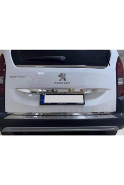 Peugeot Rifter Krom Bagaj Çıtası Plaka Üstü 2019-2023