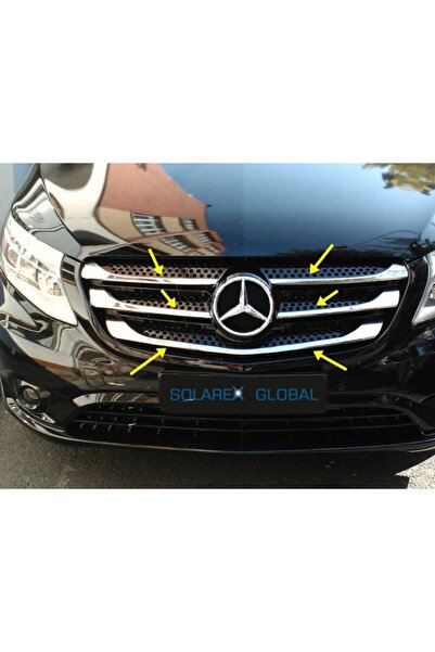 Solarex Mercedes Vıto W447 2014-2020 Arası Uyumlu Krom Ön Panjur Dar Model 5 ...