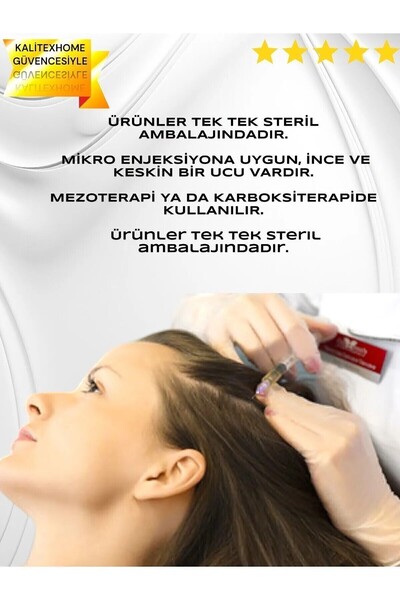 BD MICROLANCE Botox Işlem Iğnesi Iğne -mezoterapi ucu-botoks-prp-sarı Mezoterapi Iğne 30g 0,3 X 13mm-100 adet