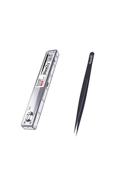 QİANLİ ملقط مسطح متكامل فائق النحافة مضاد للكهرباء الساكنة من الفولاذ المقاوم...