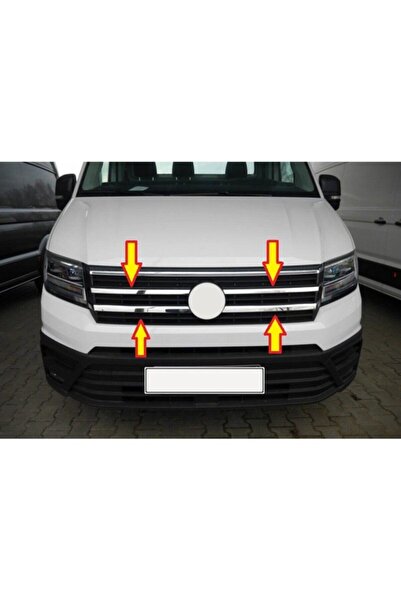 ANDOTOAKSESUAR Volkswagen Crafter 2018 Üzeri Ön Panjur 4 Parça P.çelik