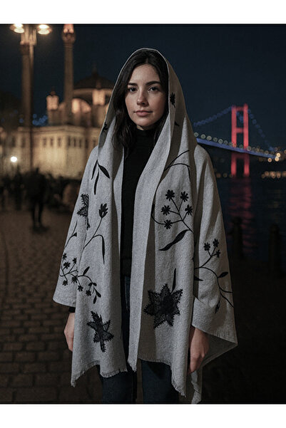 fiore fashion Şal de mătase din dantelă de caşmir - tăiat şi proiectat