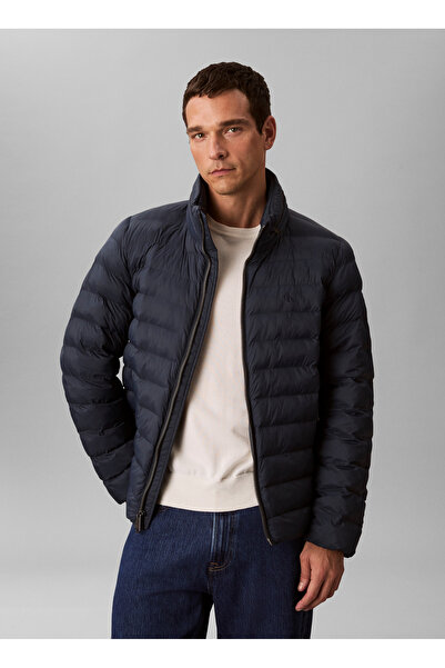 Calvin Klein Jeans Lacivert Erkek Mont LV04RC511GPPK LS NYLON LT WT HOODED