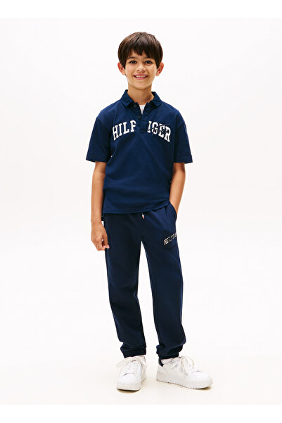 Tommy Hilfiger Lastikli Paça Lacivert Erkek Çocuk Eşofman Altı KB0KB09695C1G