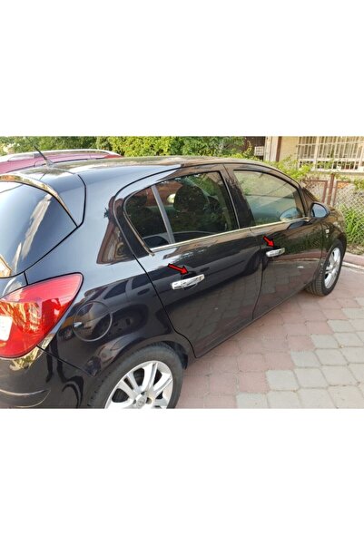 ANDOTOAKSESUAR Opel Corsa D Krom Cam Çıtası 6 Parça 2007-2015 Paslanmaz Çelik