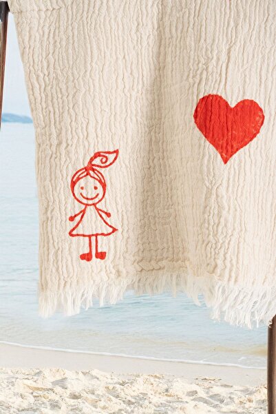 VAROL Organic 100% Cotton Muslin Children's Poncho - Lovely