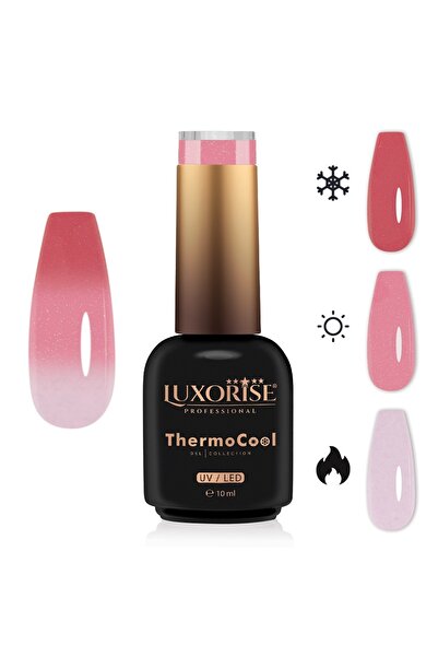 LUXORISE Oja semipermanentă termică ThermoCool cu ​​3 culori - Blush Bliss 10ml