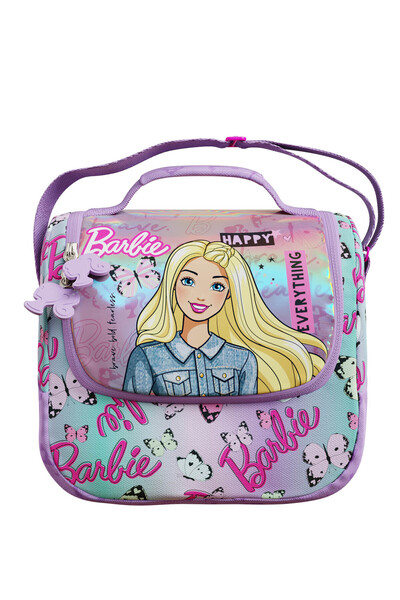 Barbie Pembe Kız Çocuk Beslenme Çantası 3283-BARBIE BESLENME ÇANTASI