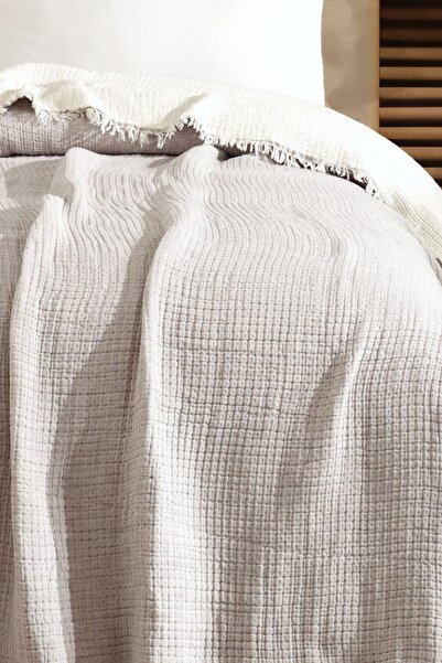 VAROL 5 Layer 100% Cotton Muslin Bedspread – 230X240 cm