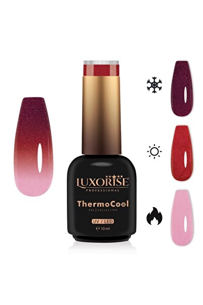 LUXORISE ThermoCool 3-Color Thermal Semi-Permanent Nail Polish - Pinky Secret 10ml