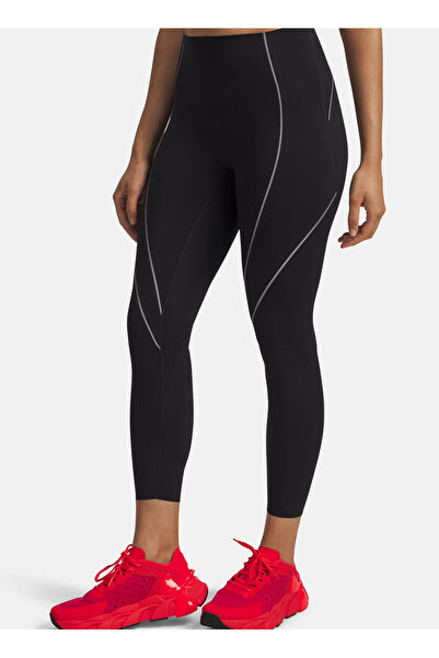 Under Armour 6004023-001-UA Halo Bonded Ankle Siyah Desenli Kadın Tayt