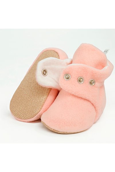 Ella Bonna Kaydırmaz Taban Polar Pamuk Astarlı Unisex Bebek Çocuk Ev Terliği Basic