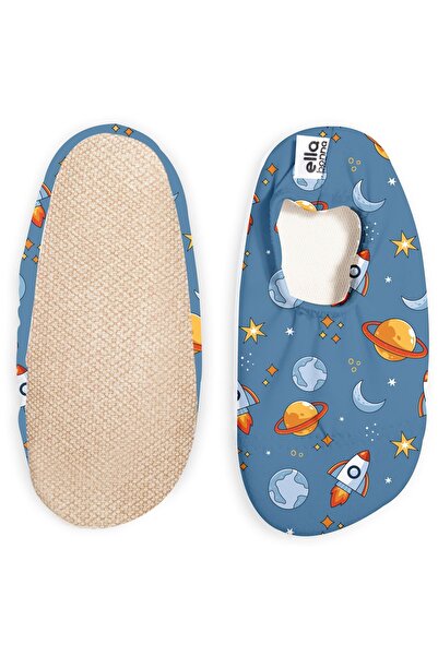Ella Bonna Pantofi de mare și de piscină cu talpă anti-alunecare pentru bebeluși și copii unisex - Space