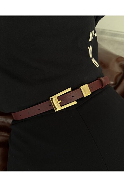 LİA KEMER Classic Team Buckle Gold Belt, Jacket Belt, Pants Belt, Casual Belt