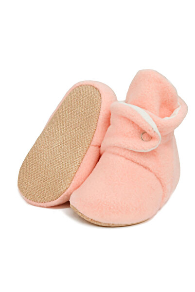 Ella Bonna Fleece Cotton Lined Non-Slip Sole Unisex Baby Kids House Slippers - Basic