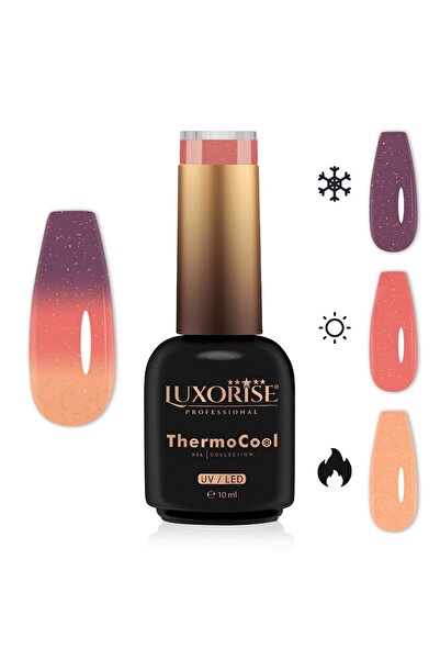 LUXORISE Oja semipermanentă termică ThermoCool cu ​​3 culori - Sunset Enigma ...