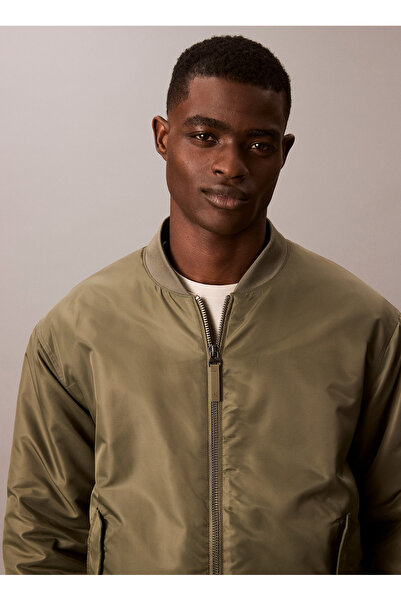 Calvin Klein Jeans Yeşil Erkek Mont LV04RC526GLDY LS JEANS HERO BOMBER