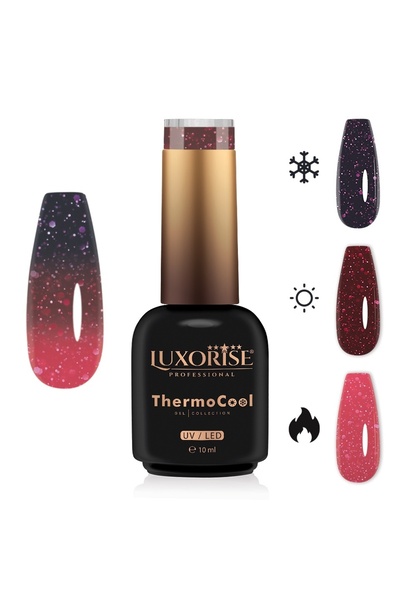 LUXORISE ThermoCool Ημιμόνιμο Θερμικό Βερνίκι Νυχιών 3 Χρωμάτων - Shine Brigh...