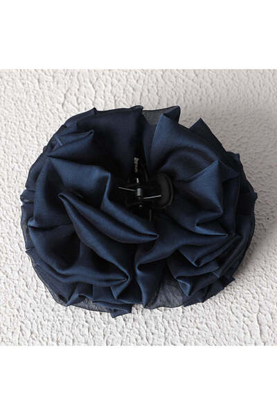 ipekistanbul Kıskaçlı Topuz Tokası - Lacivert