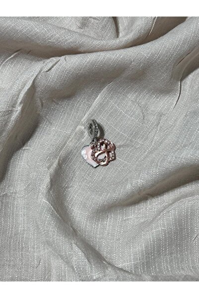 OCTBJX Pembe Sonsuzluk Kalp Charm