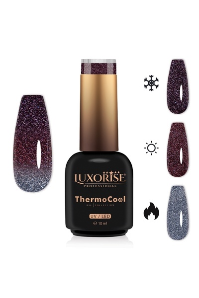 LUXORISE ThermoCool 3-Color Thermal Semi-Permanent Nail Polish - Cosmic Cassi...