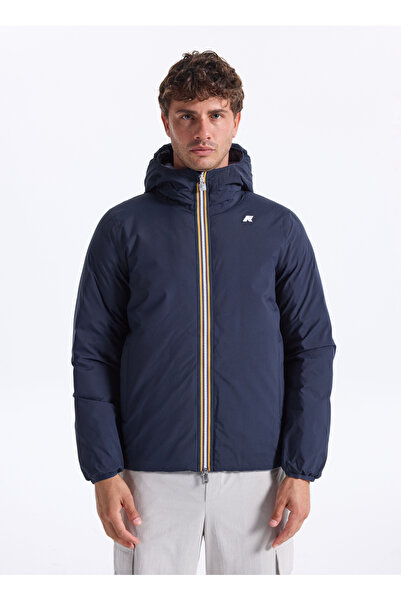 K-Way Mavi - Gri Erkek Mont K8127WW_JACK ST THERMO DOUBLE