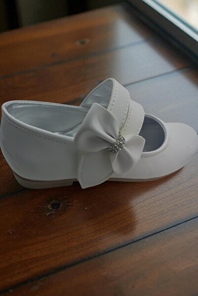 ForYou4 Bantlı Ortopedik Kız Bebek çocuk Rugan Taşlı günlük ayakkabı