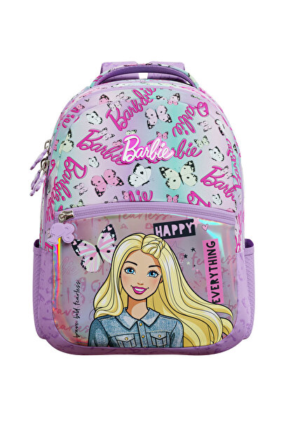 Barbie Pembe Kız Çocuk Sırt Çantası 3281-BARBIE OKUL ÇANTASI