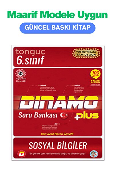 Tonguç Yayınları 6. Sınıf Dinamo Sosyal Bilgiler Soru Bankası - Tonguç Yayınları