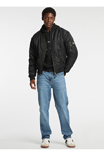 Guess Jeans Siyah Erkek Mont M5RL81WHAA2-JBLK Gj Bomber Erkek Bo