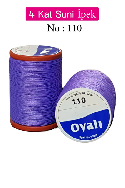 Royaleks Cordă de mătase artificială cu 4 straturi, broderie, mărgele, croșet...