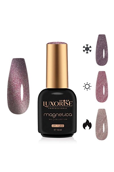 LUXORISE Oja semipermanentă MAGNETICA - ThermoCharm, Lilac Enigma 10ml