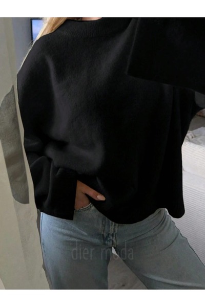 Dier Moda Tricotaj oversize cu guler rotund Pulover Fmoda1972