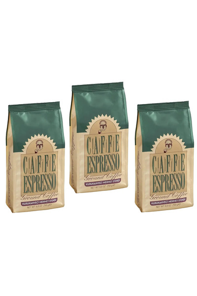 Mehmet Efendi قهوة اسبريسو مطحونة 250 جرام × 3 قطع