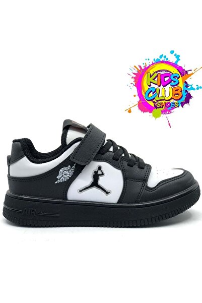 Kocamanlar Ayakkabı Cool Haykat-Short Tpu Orthopedic Children's Sports Shoes White-Black